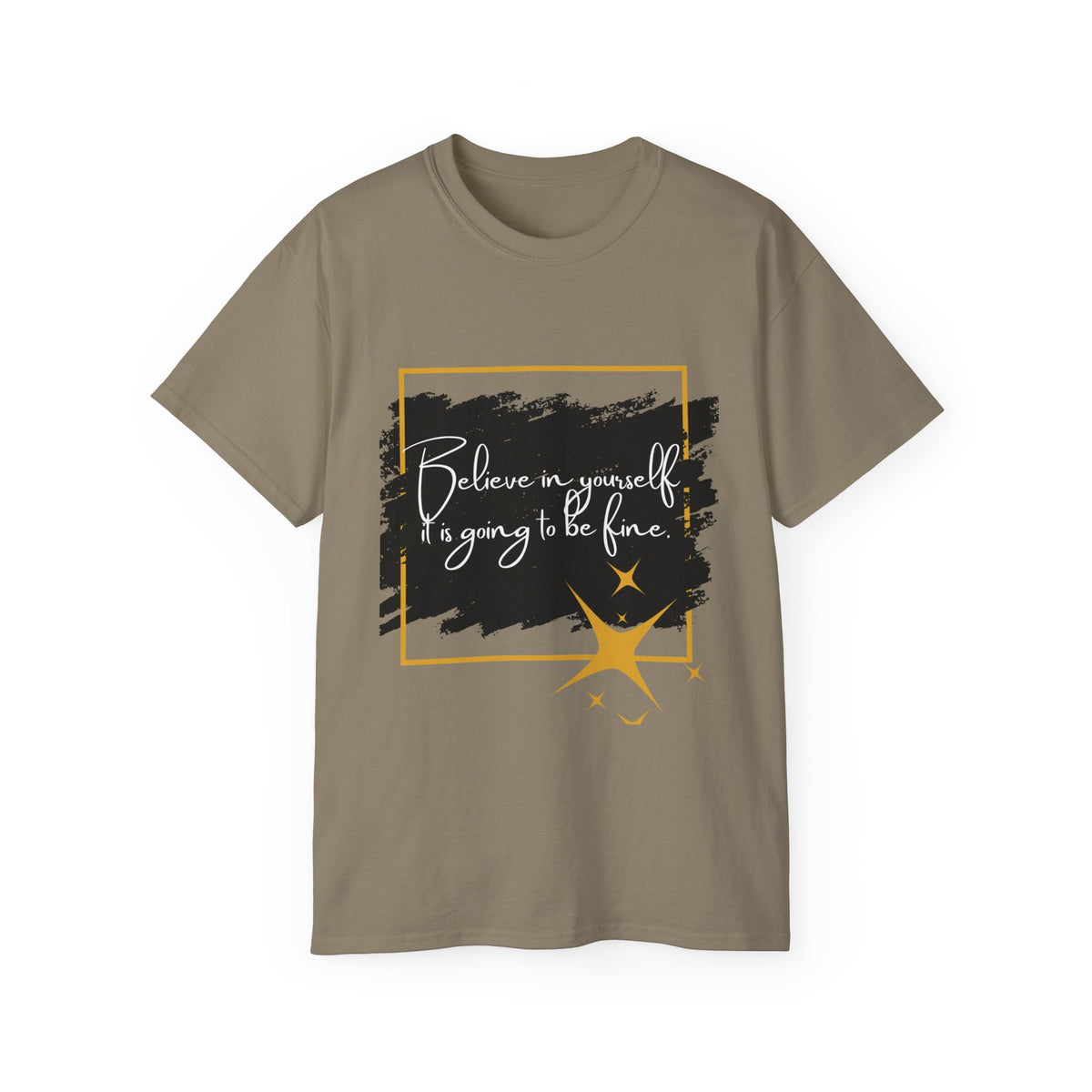 Inspirational Graphic Tee, Believe in Yourself Shirt, Motivational Quote T-Shirt, Unisex Flower Tee, Girlfriend Gift, Uplifting Apparel