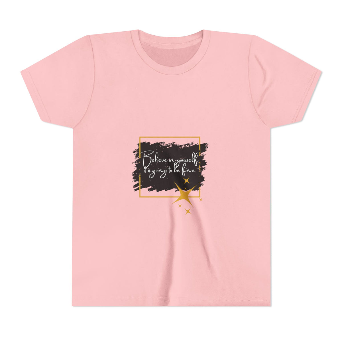 Inspirational Youth Tee - Believe in Yourself Short Sleeve Shirt, Motivational Kids Top, Back to School Outfit, Birthday Gift, [...]