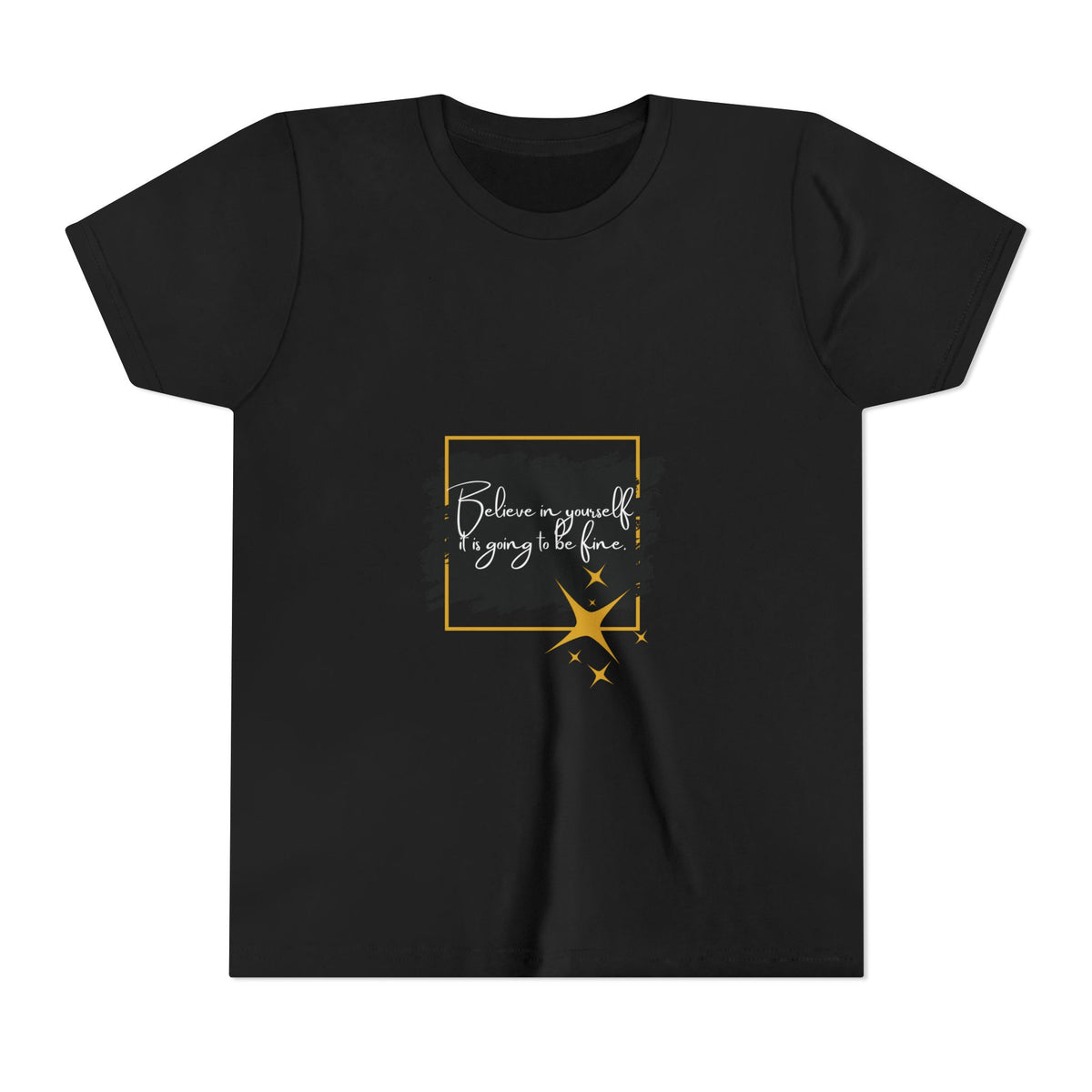 Inspirational Youth Tee - Believe in Yourself Short Sleeve Shirt, Motivational Kids Top, Back to School Outfit, Birthday Gift, [...]