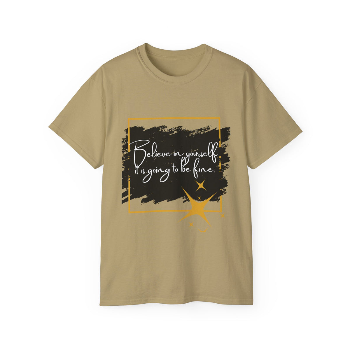 Inspirational Graphic Tee, Believe in Yourself Shirt, Motivational Quote T-Shirt, Unisex Flower Tee, Girlfriend Gift, Uplifting Apparel
