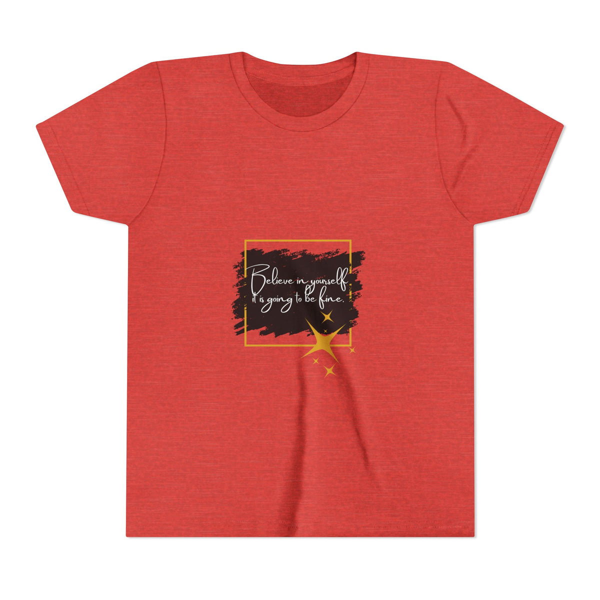 Inspirational Youth Tee - Believe in Yourself Short Sleeve Shirt, Motivational Kids Top, Back to School Outfit, Birthday Gift, [...]