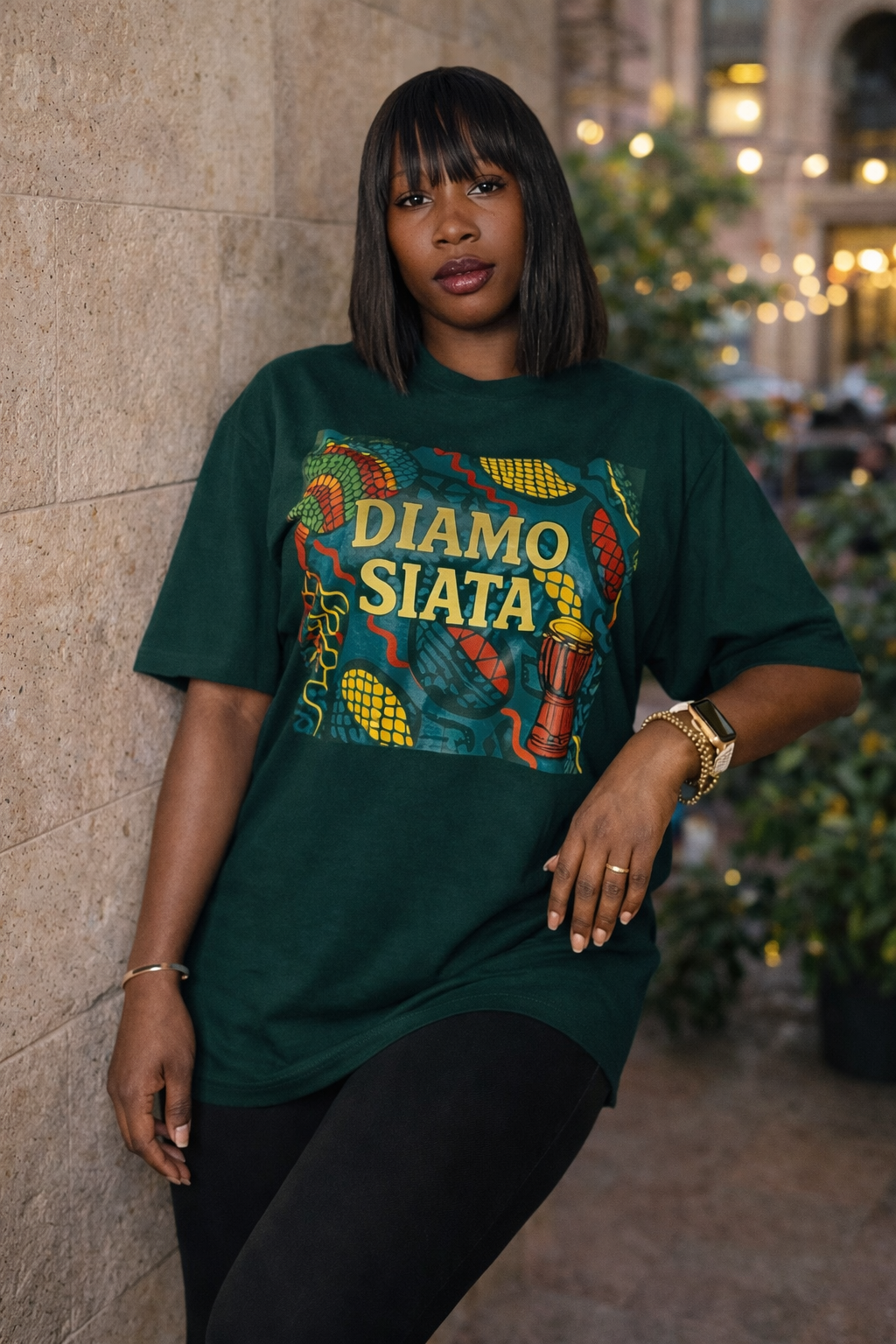 DIAMO SIATA African Inspired Graphic T-Shirt