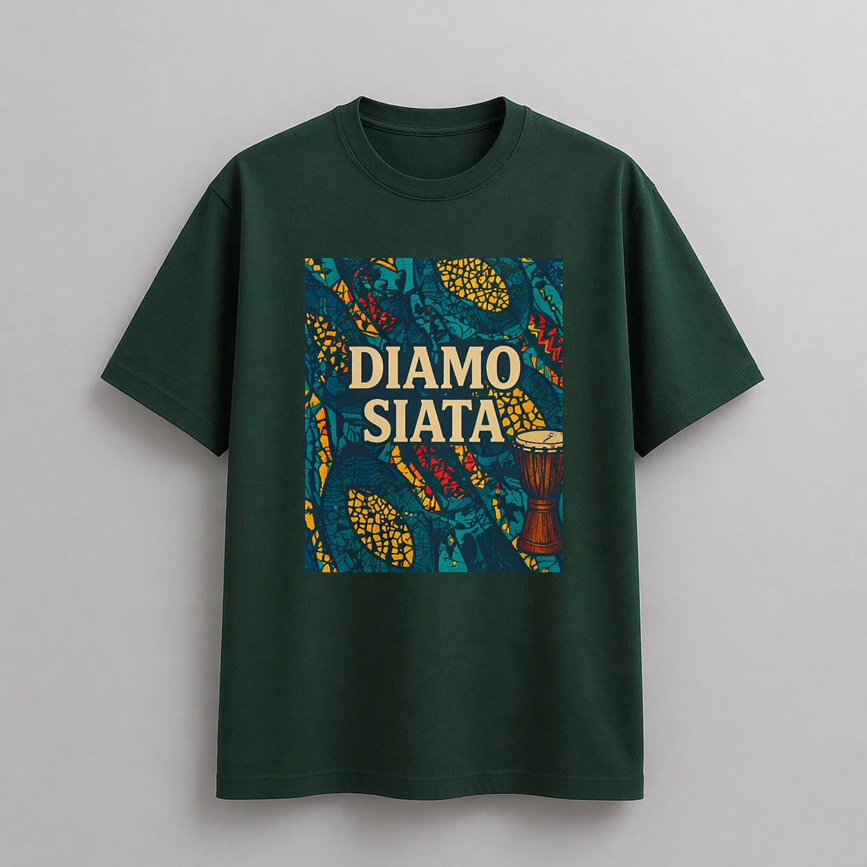 DIAMO SIATA African Inspired Graphic T-Shirt