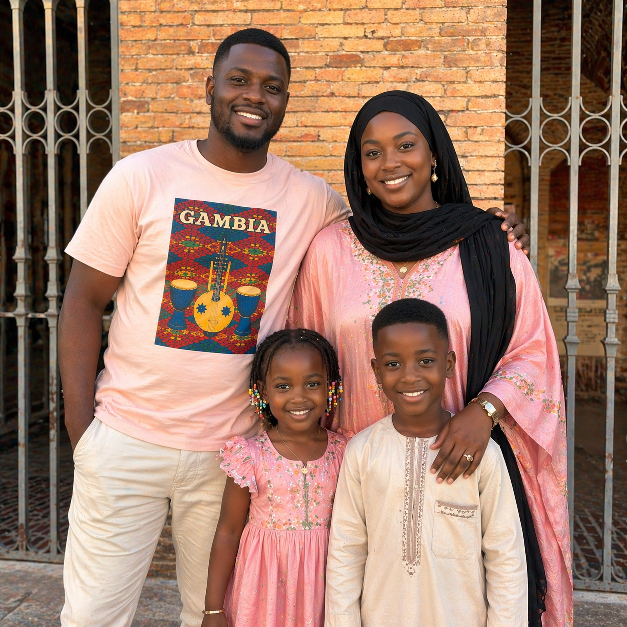 GAMBIA African Culture Graphic T-Shirt