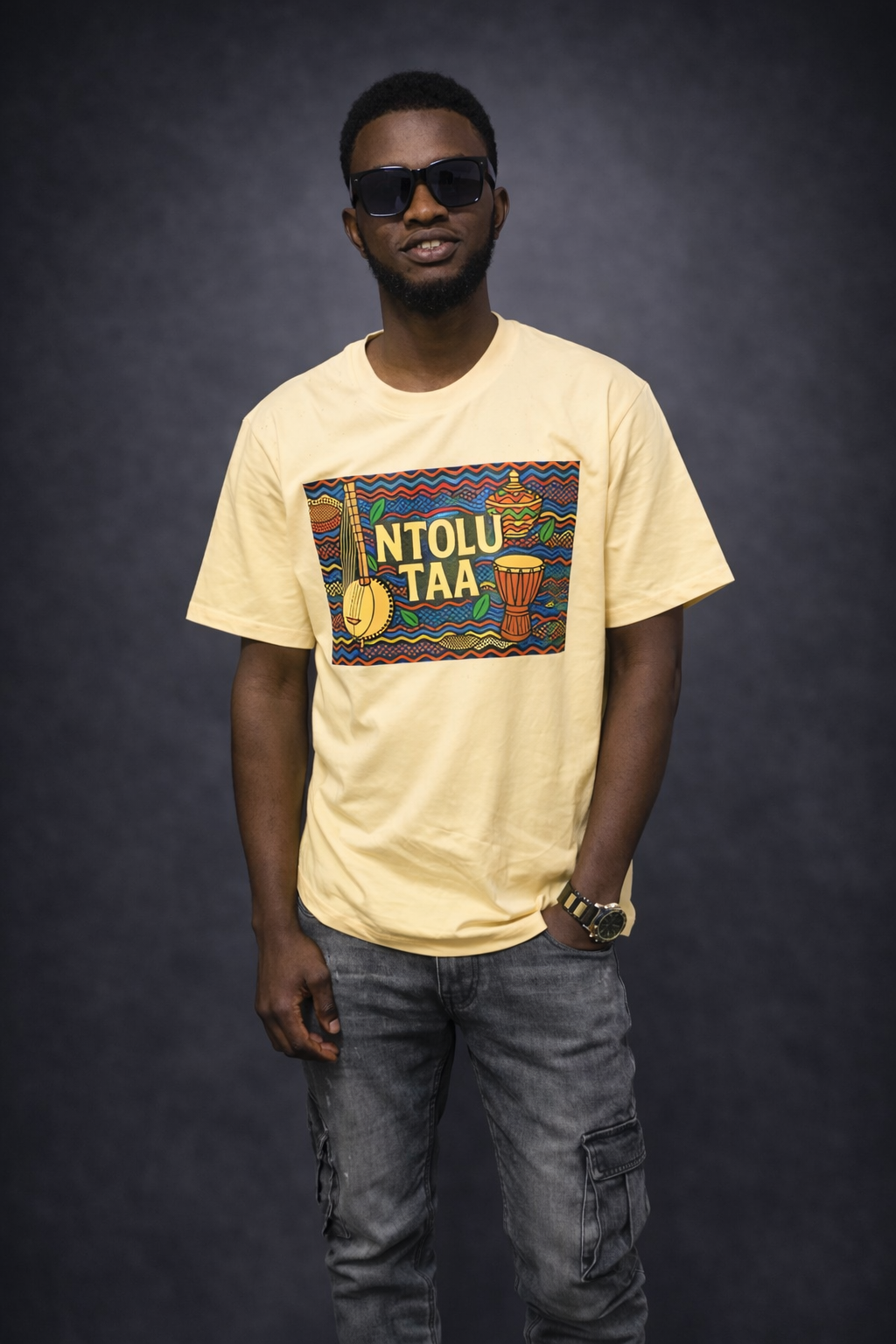 NTOLU TAA (Ours) African Culture Graphic T-Shirt