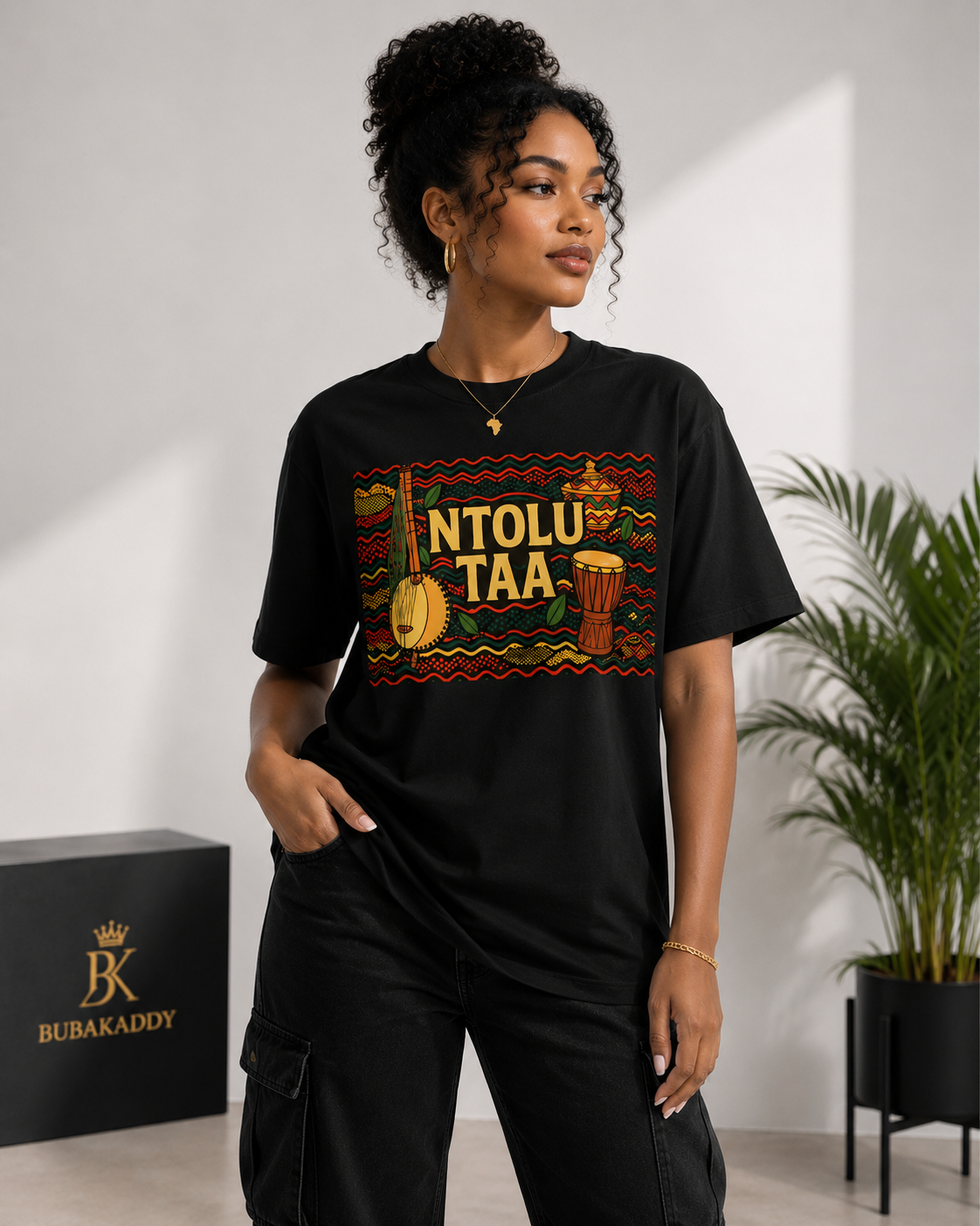 NTOLU TAA (Ours) – Premium African Culture Gambian Graphic T-Shirt