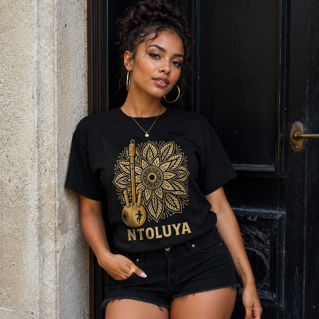 NTOLUYA (Our Home)Premium Black Graphic T-Shirt